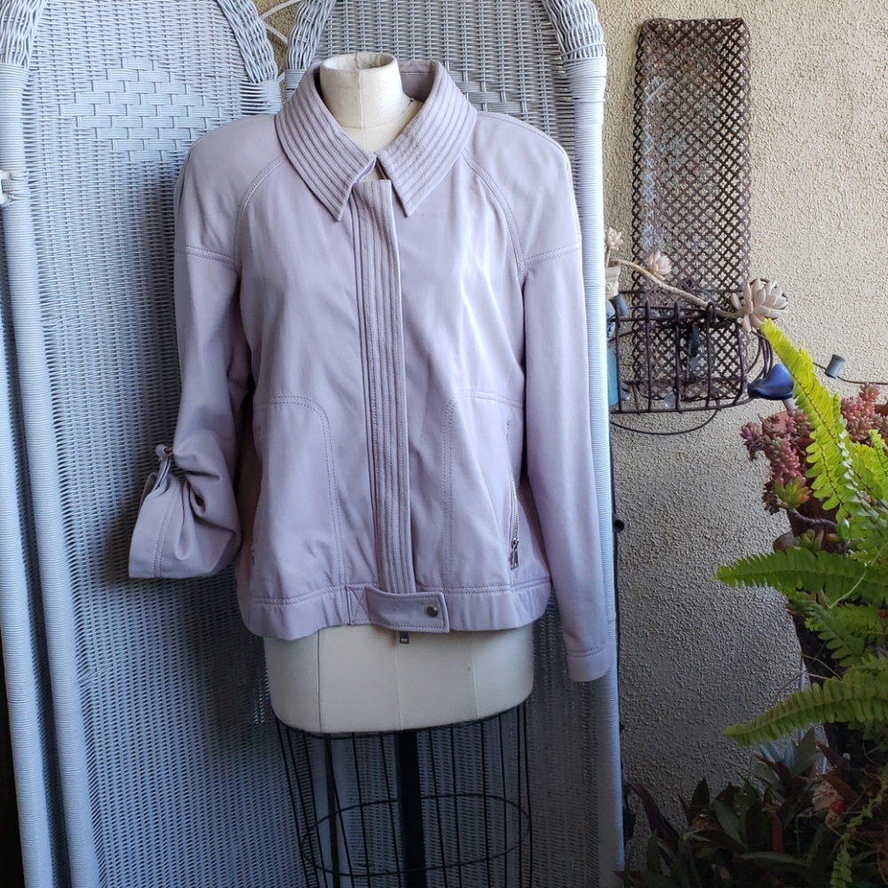 St. John lambs leather jacket